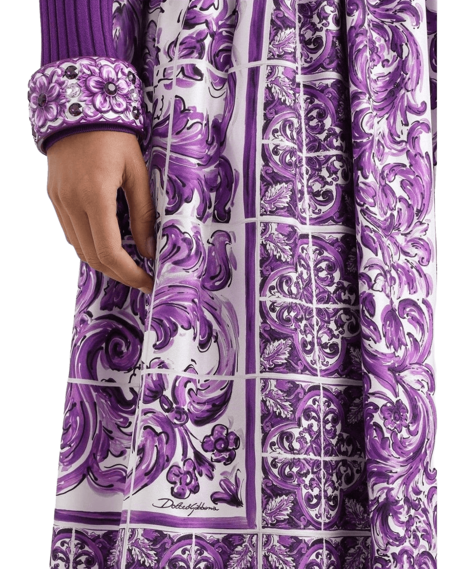 Dolce & Gabbana Purple Skirt Glam Steals