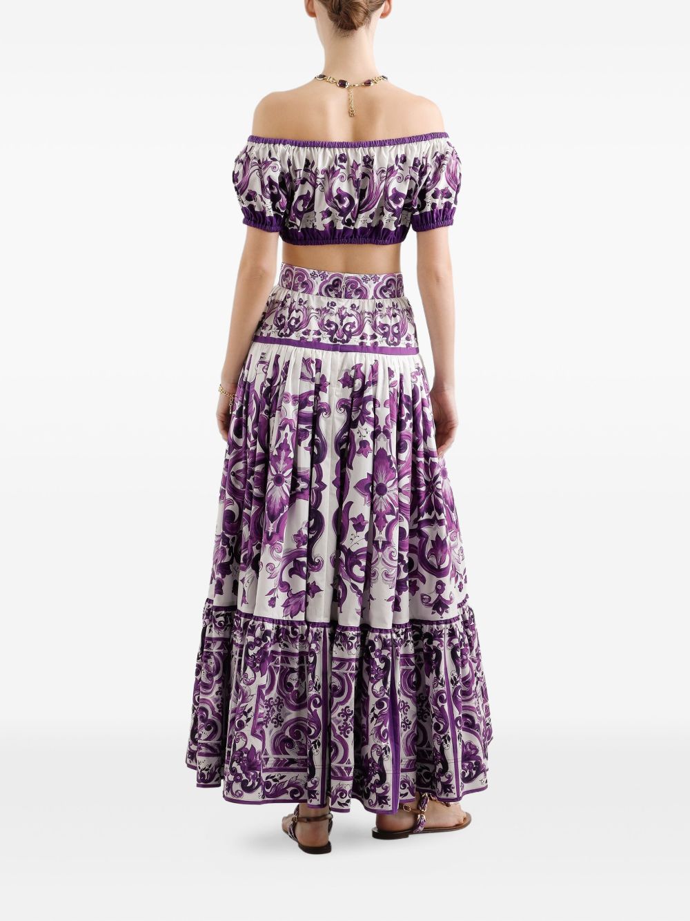 Dolce & Gabbana Purple Top Glam Steals