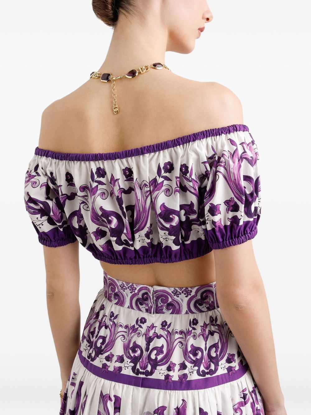 Dolce & Gabbana Purple Top Glam Steals