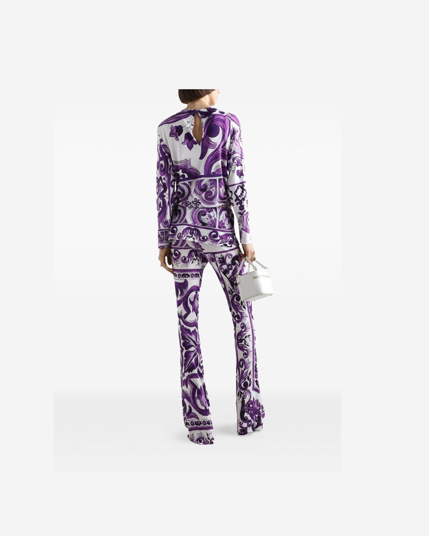 Dolce & Gabbana Purple Trouser Glam Steals