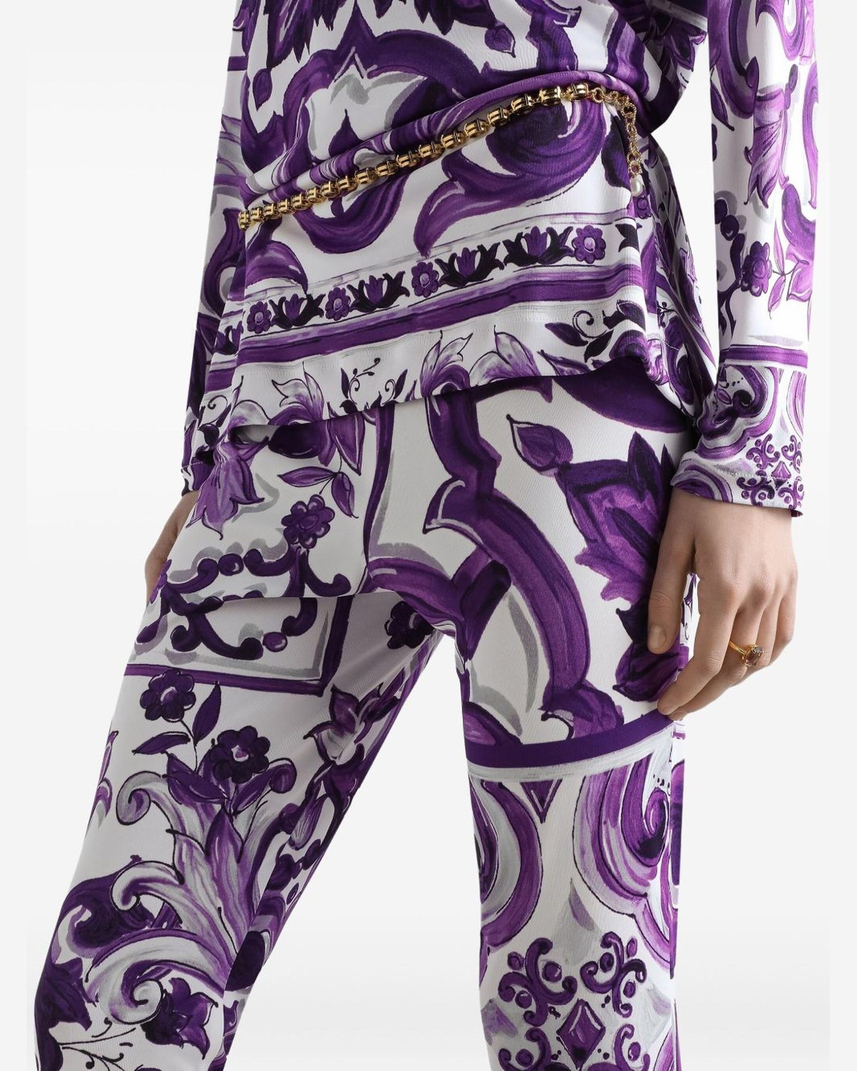 Dolce & Gabbana Purple Trouser Glam Steals