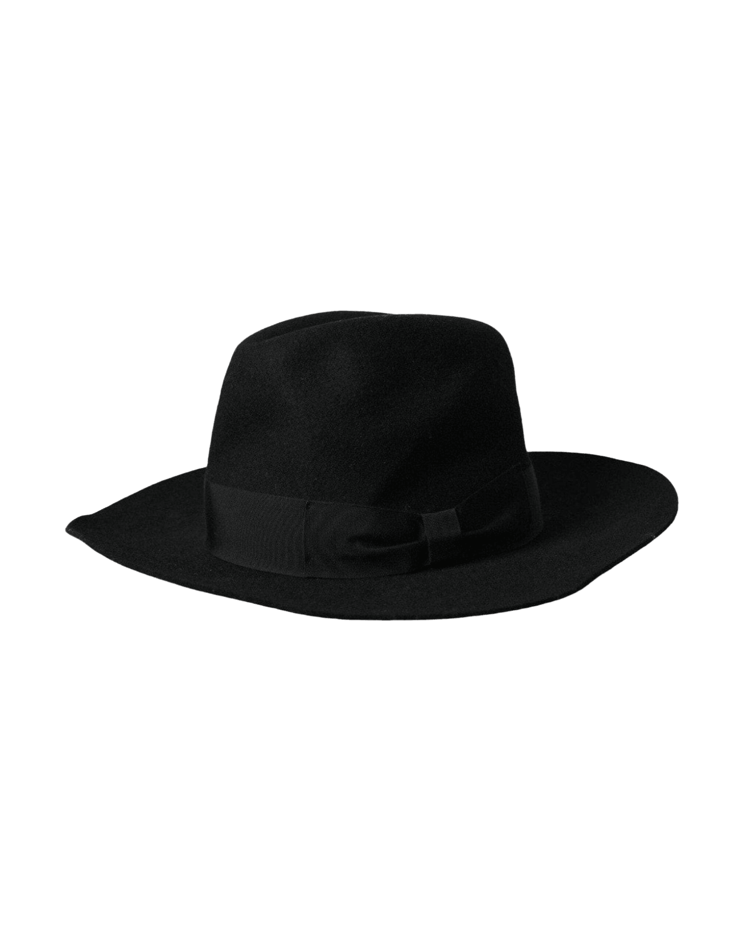 Dolce & Gabbana Black Rabbit Fedora Tril Women Hat Hats