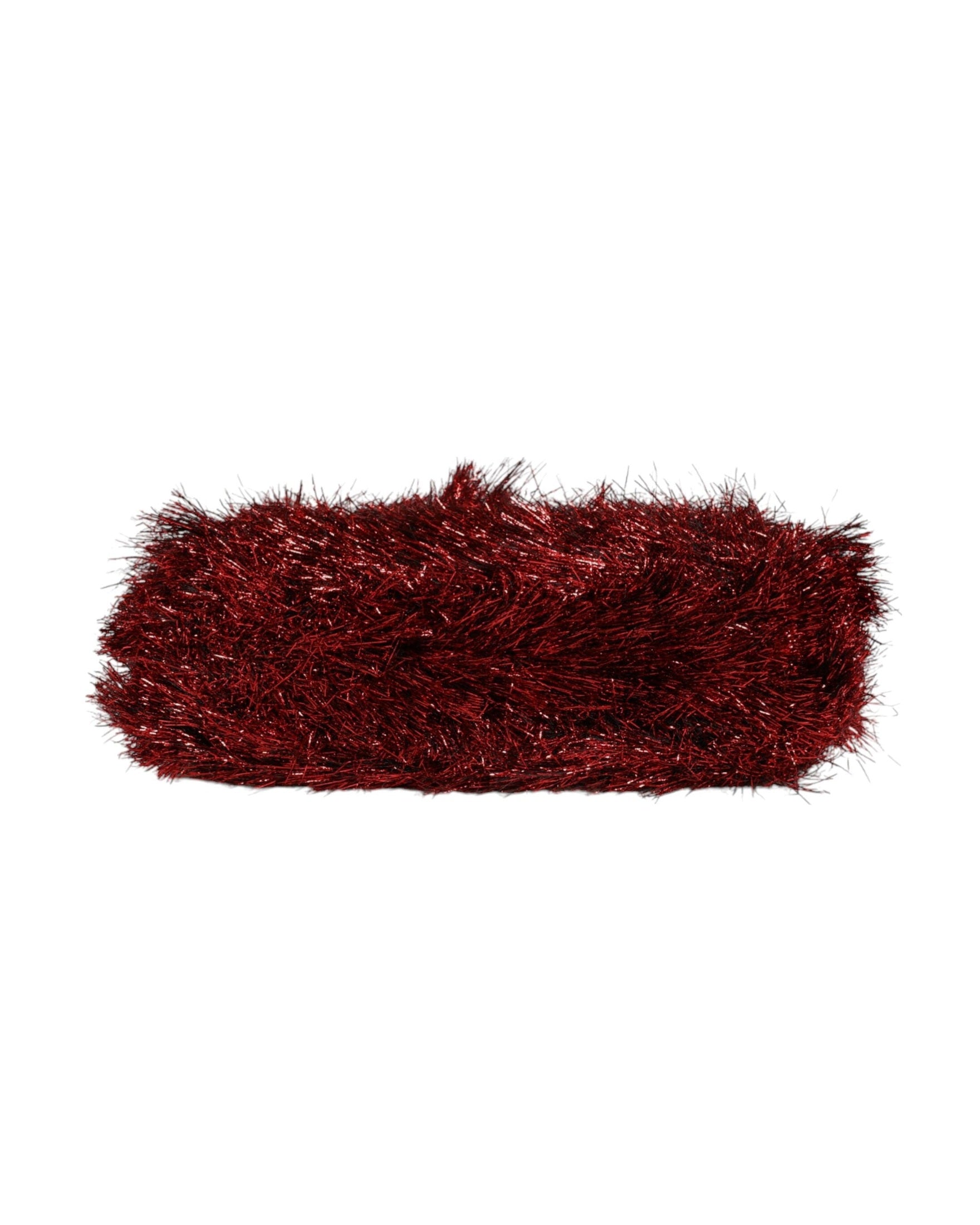 Dolce & Gabbana Red Gold Chain Vanda Tinsel Crystals Evening Clutch Bag Glam Steals