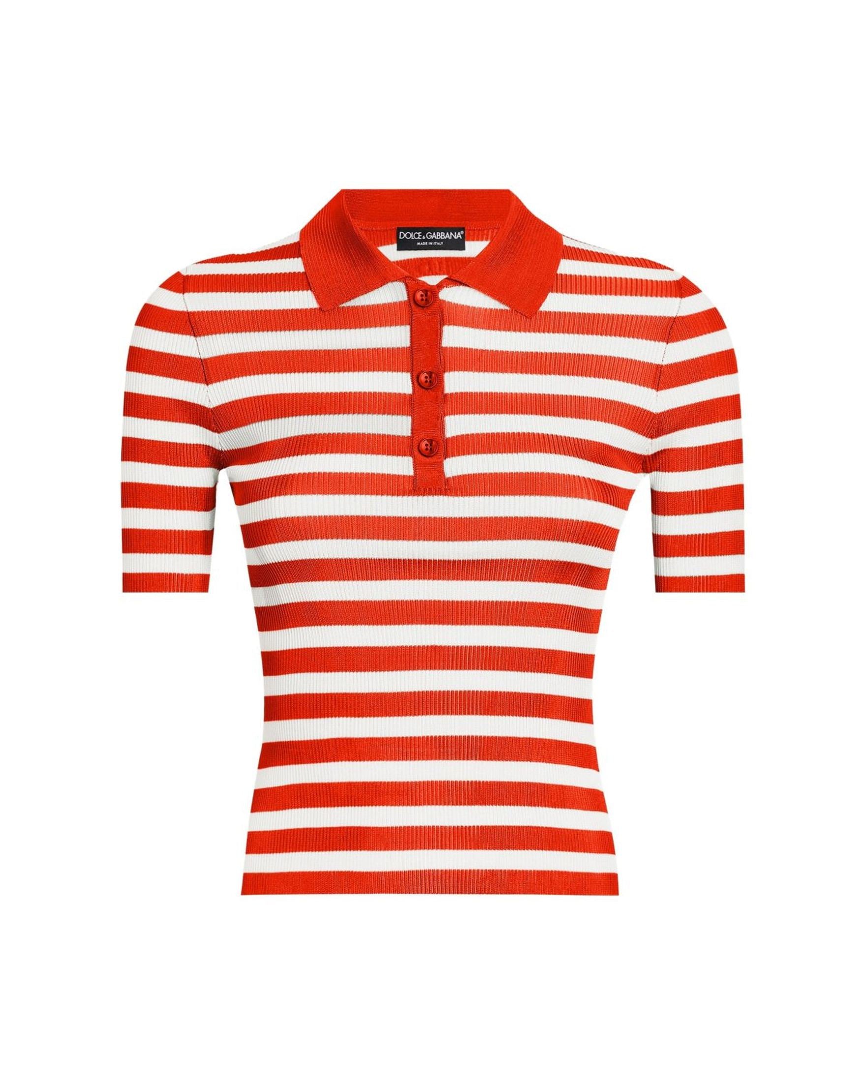 Dolce & Gabbana Red T-Shirt And Polo Glam Steals