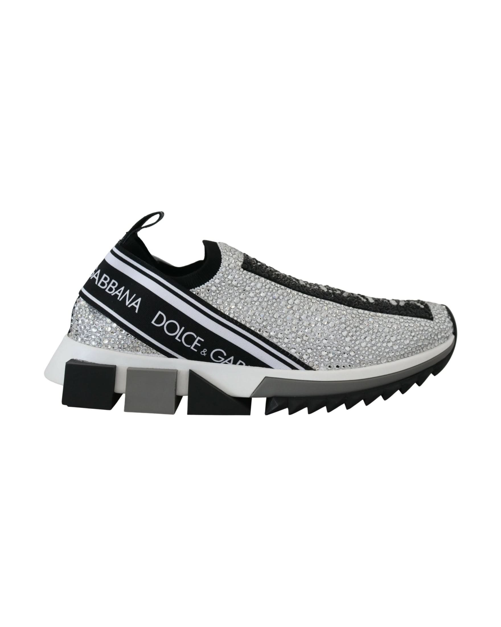 Dolce & Gabbana Rhinestones Sorrento Sneakers Shoes Sneakers