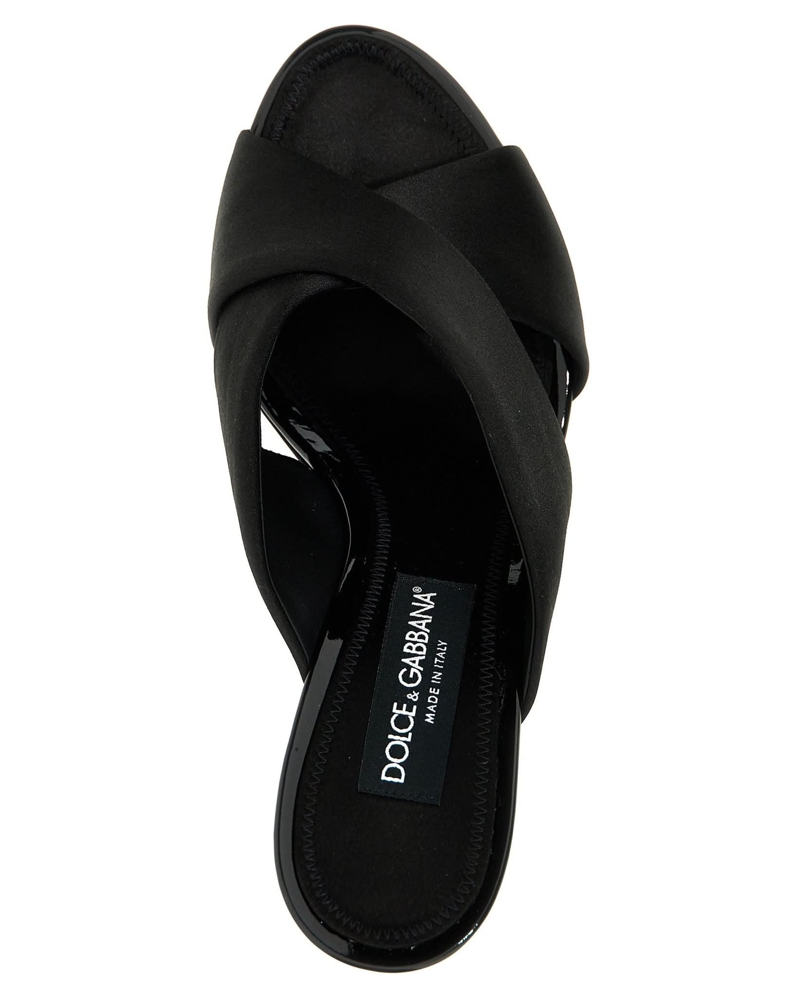 Dolce & Gabbana Satin Sandals Glam Steals