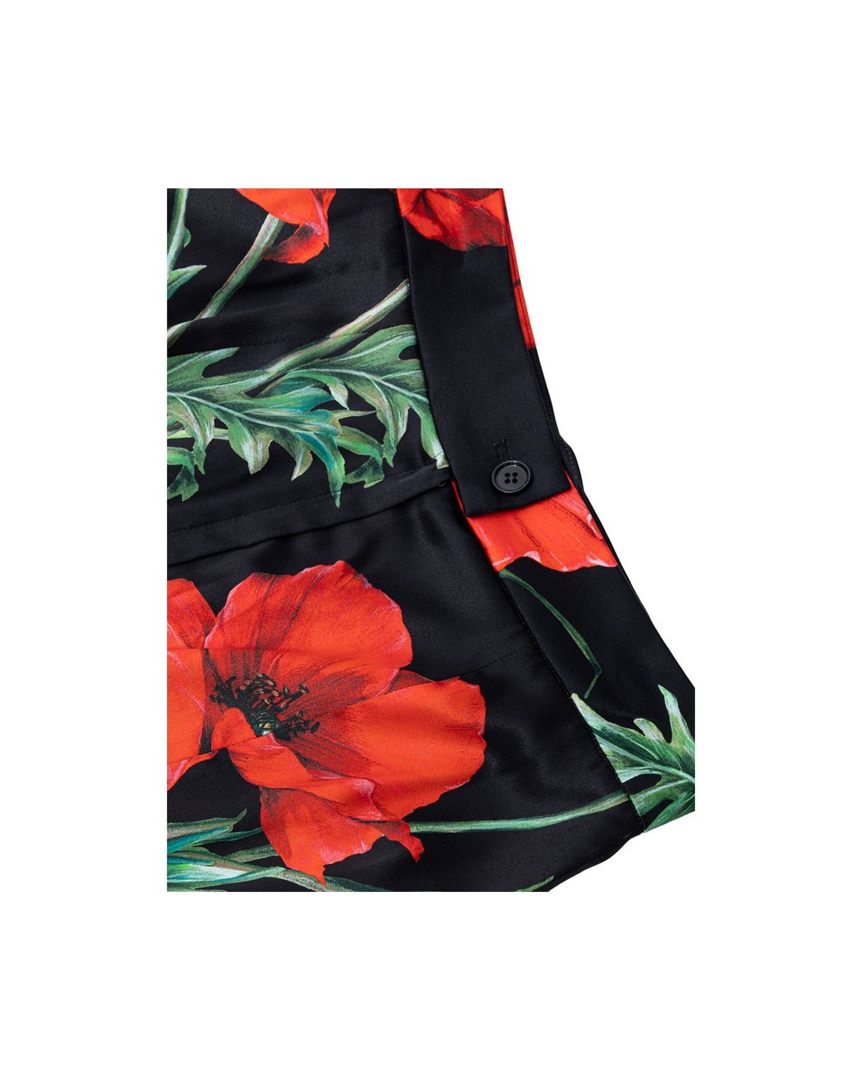 Dolce & Gabbana Silk Bicolor Skirt Glam Steals
