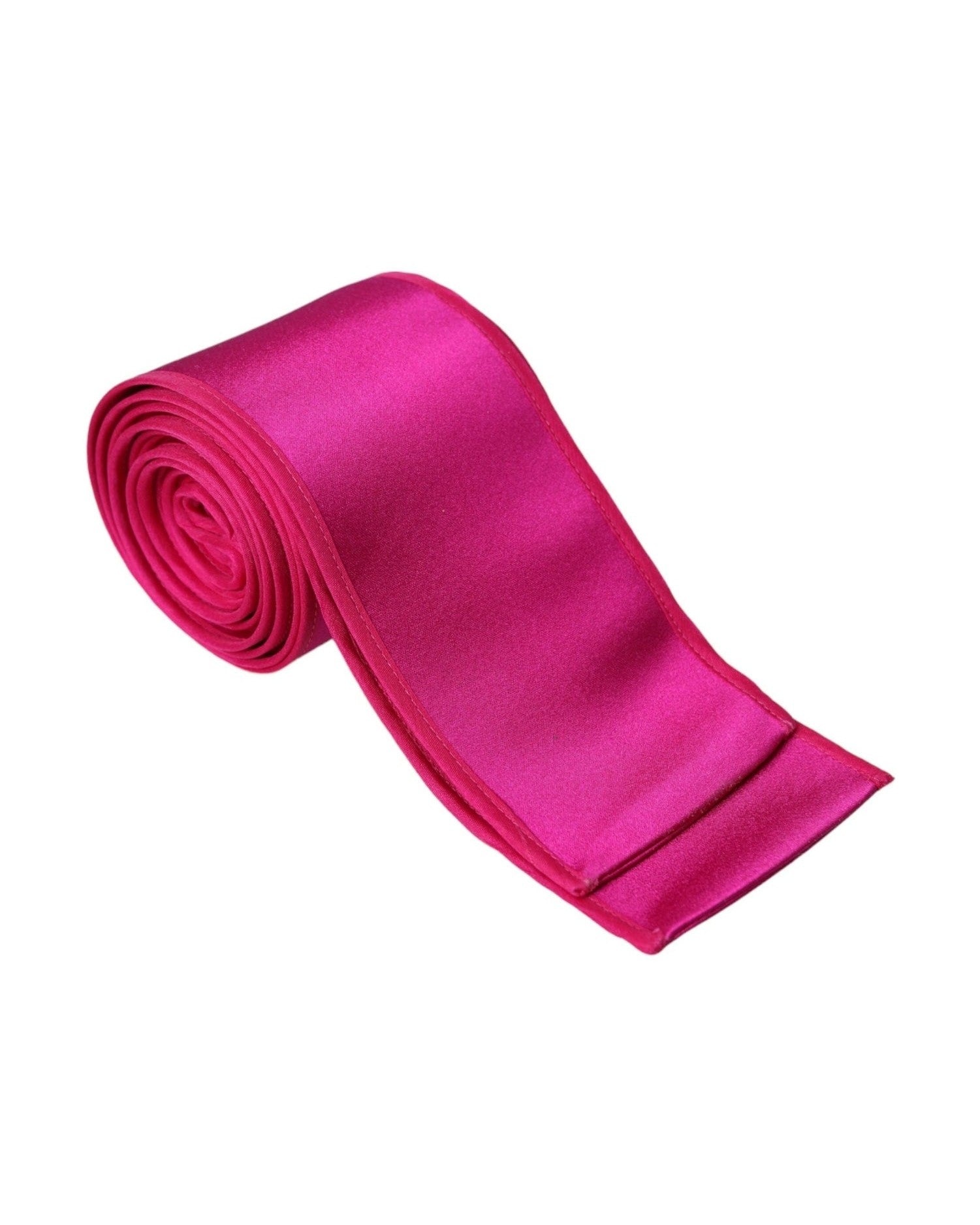 Dolce & Gabbana Silk Waist Women Fuchsia Pink Belt Glam Steals