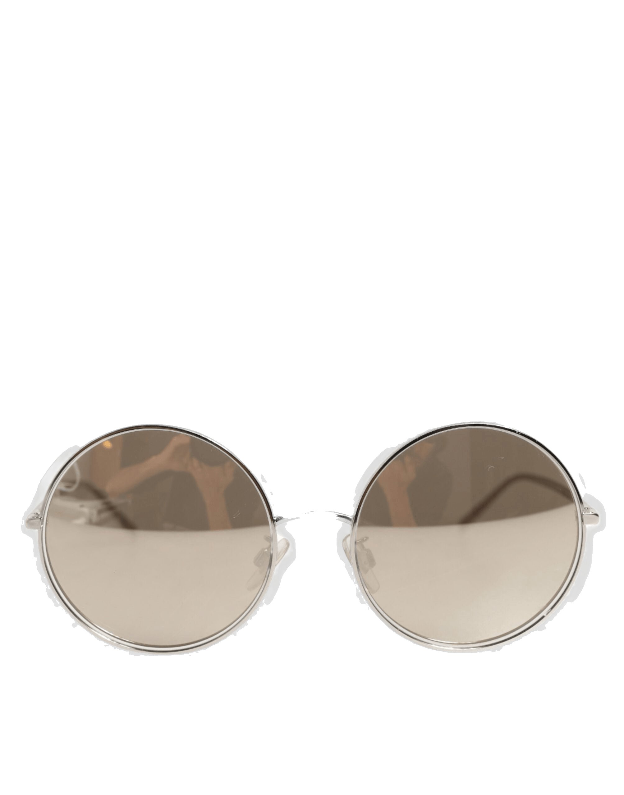 Dolce & Gabbana Silver Dg2215k Metal Round Shades Eyewear Sunglasses Glam Steals