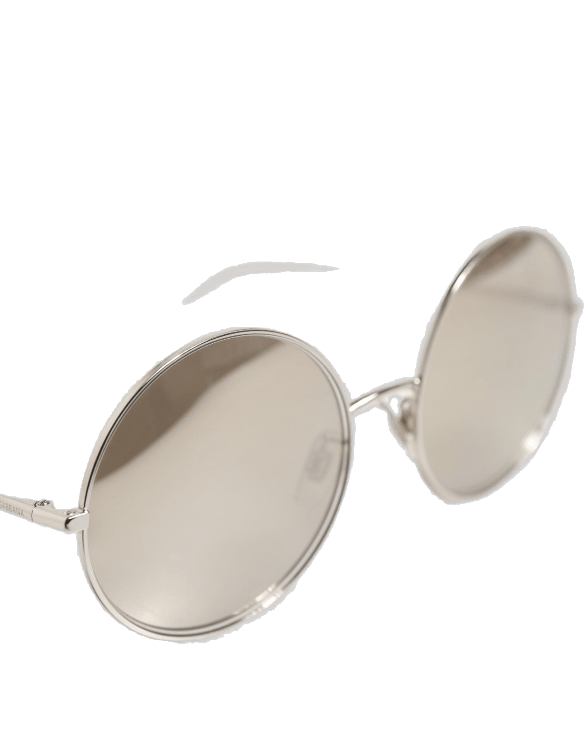 Dolce & Gabbana Silver Dg2215k Metal Round Shades Eyewear Sunglasses Glam Steals