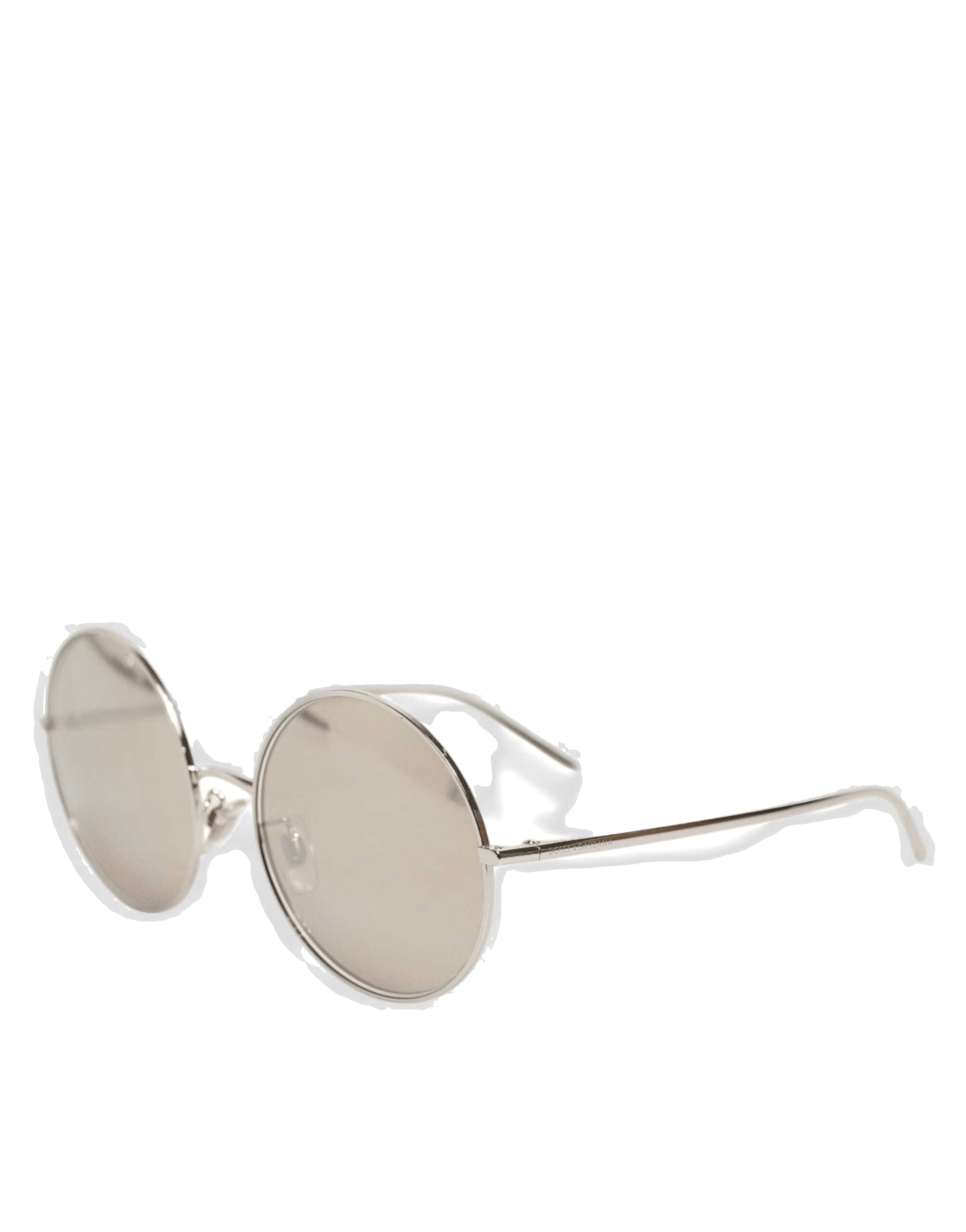 Dolce & Gabbana Silver Dg2215k Metal Round Shades Eyewear Sunglasses Glam Steals