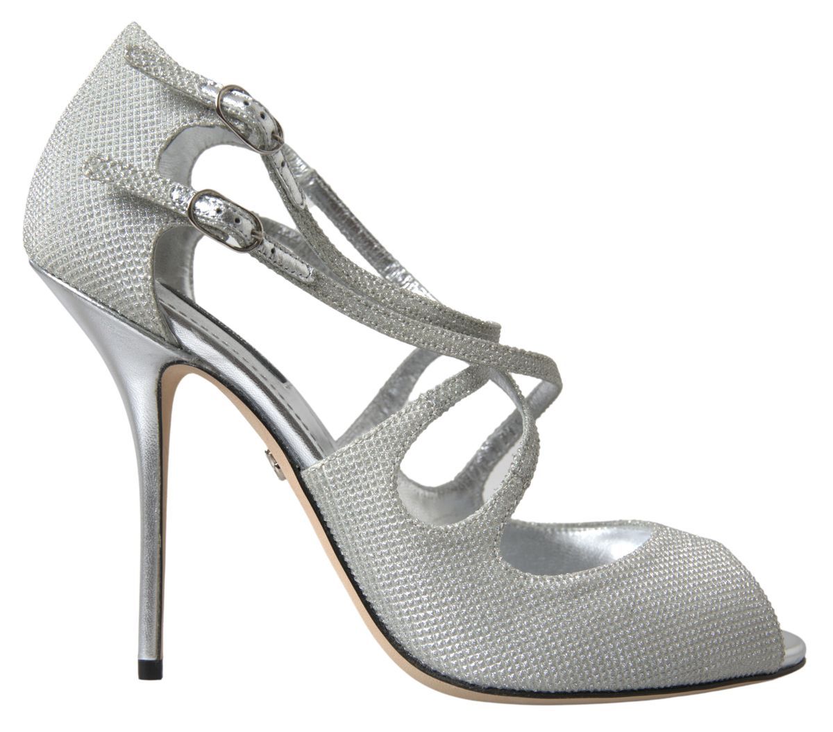 Dolce & Gabbana Silver Shimmers Heel Glam Steals
