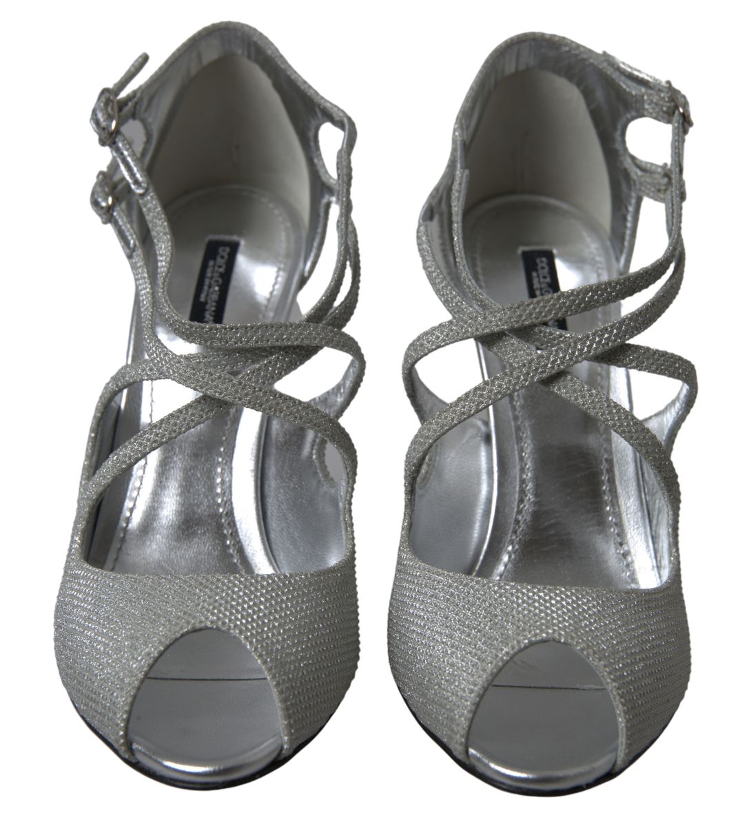 Dolce & Gabbana Silver Shimmers Heel Glam Steals