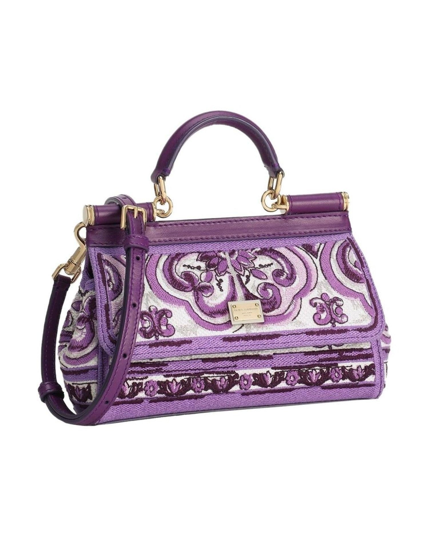 Dolce & Gabbana Small Sicily handbag with Maiolica embroidery Glam Steals