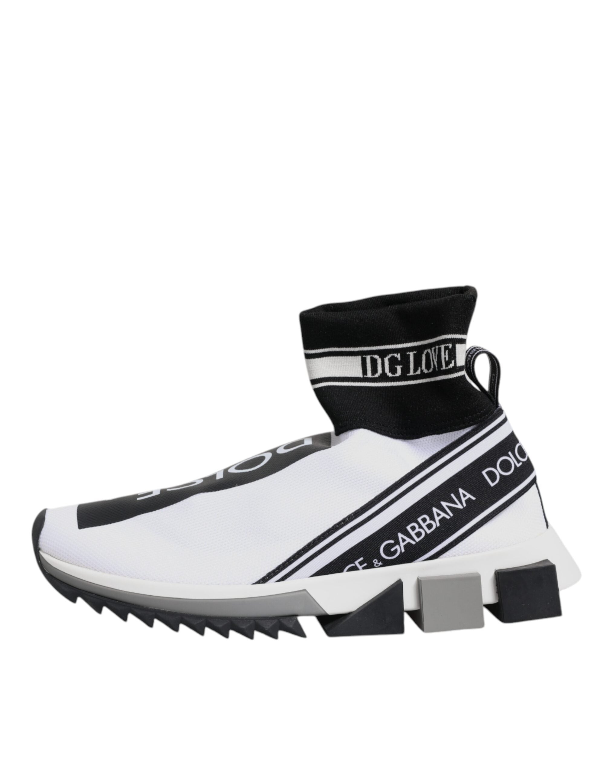 Dolce & Gabbana Sorrento Socks Sneakers Black Shoes Glam Steals