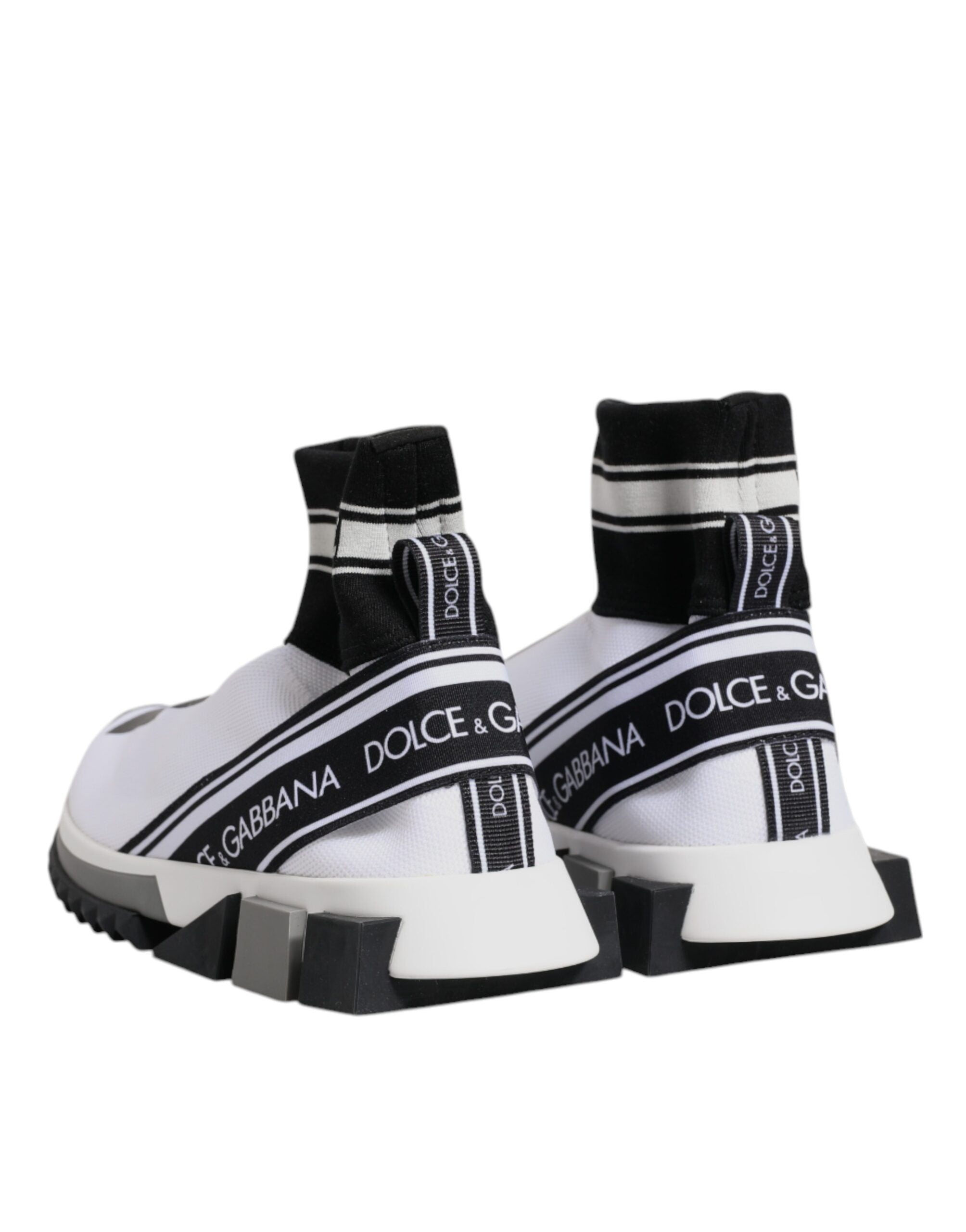 Dolce & Gabbana Sorrento Socks Sneakers Black Shoes Glam Steals