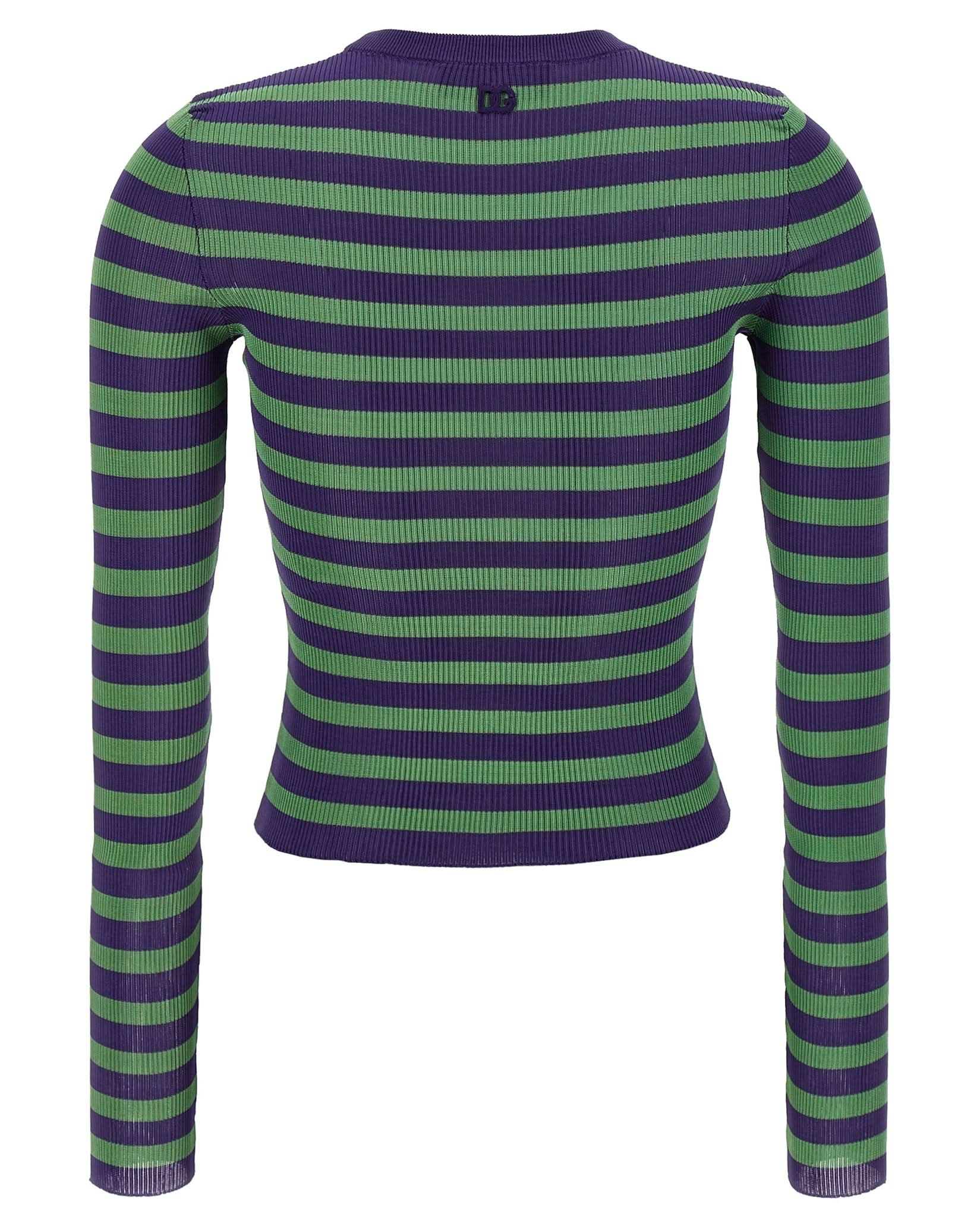 Dolce & Gabbana Striped Viscose Sweater Glam Steals