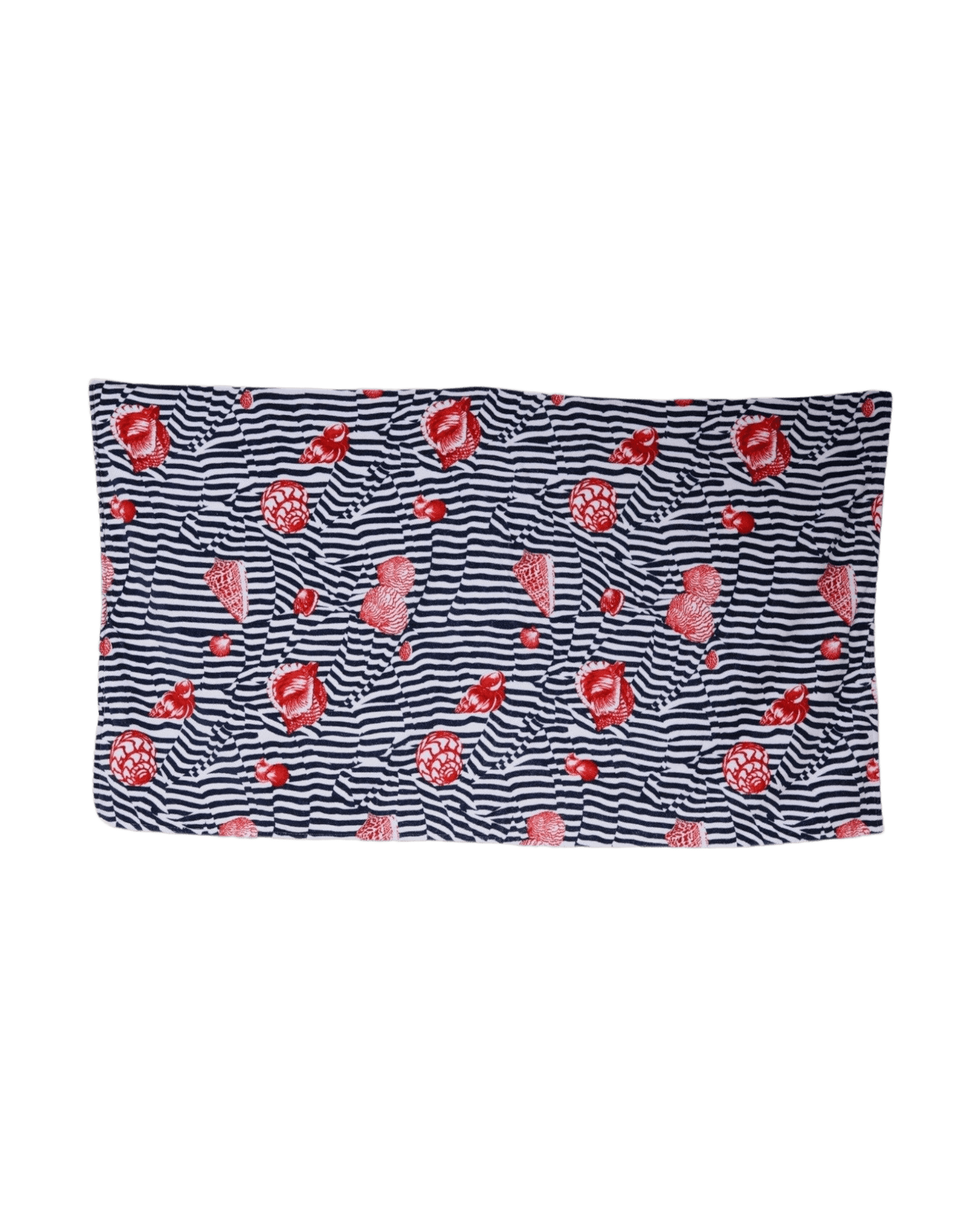 Dolce & Gabbana Multicolor Stripes Seashells Beach Towel Beach Towels
