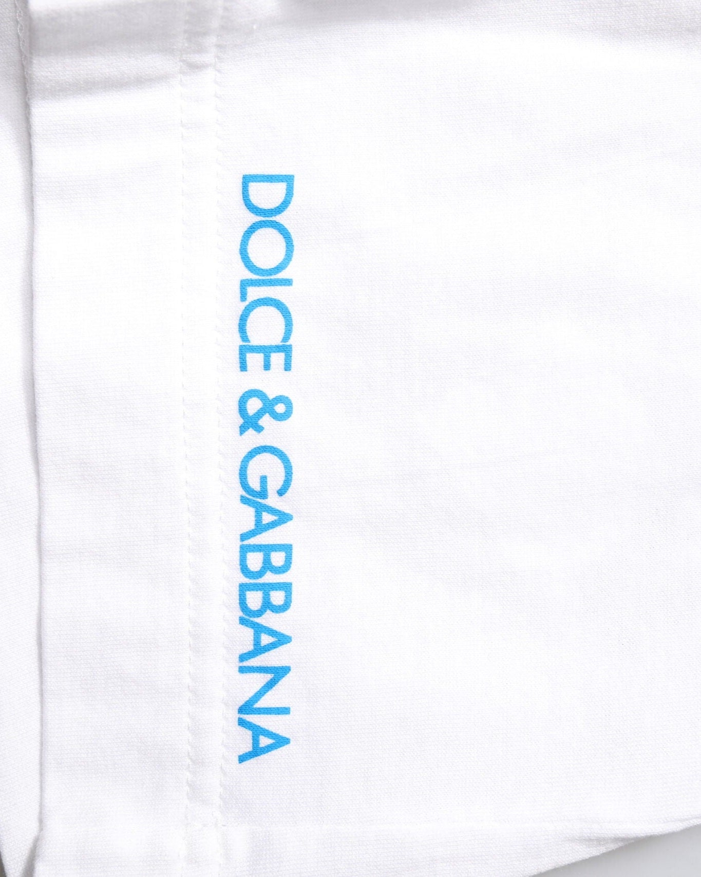Dolce & Gabbana White Cotton Graphic Print Crew Neck T-shirt Glam Steals