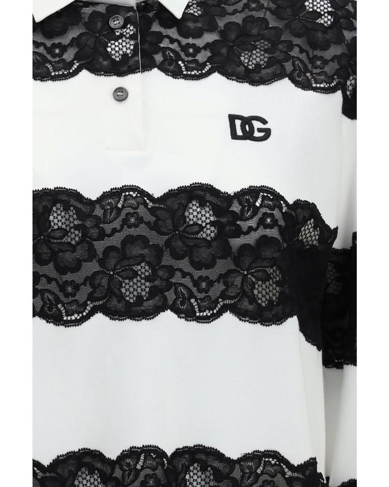 Dolce & Gabbana White Cotton Polo Shirt Glam Steals
