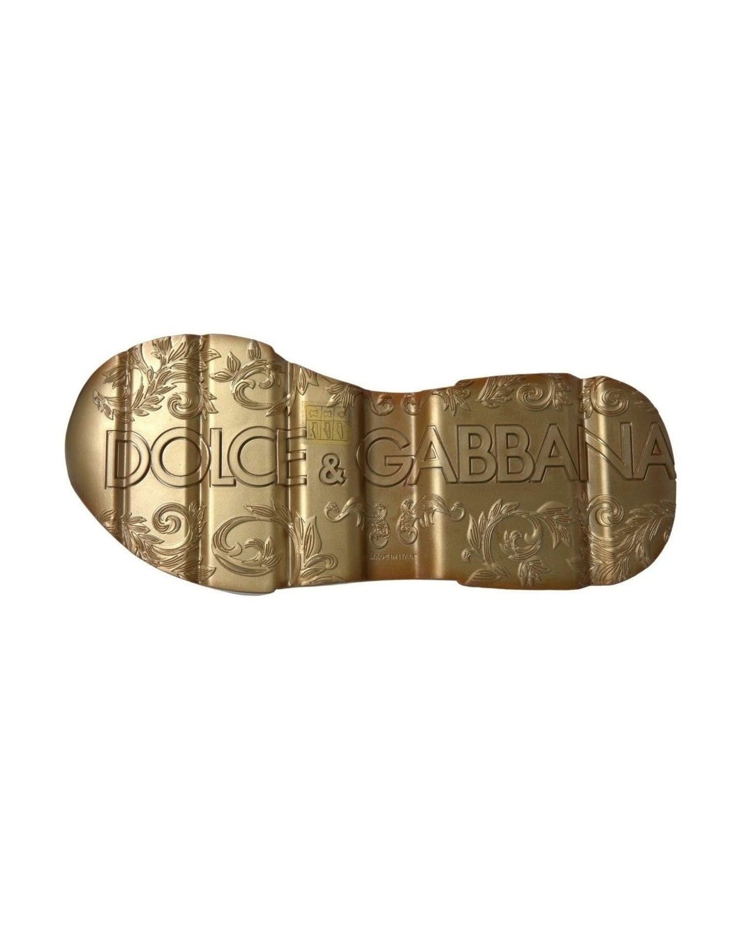 Dolce & Gabbana White Daymaster Leather Sneakers Shoes Sneakers