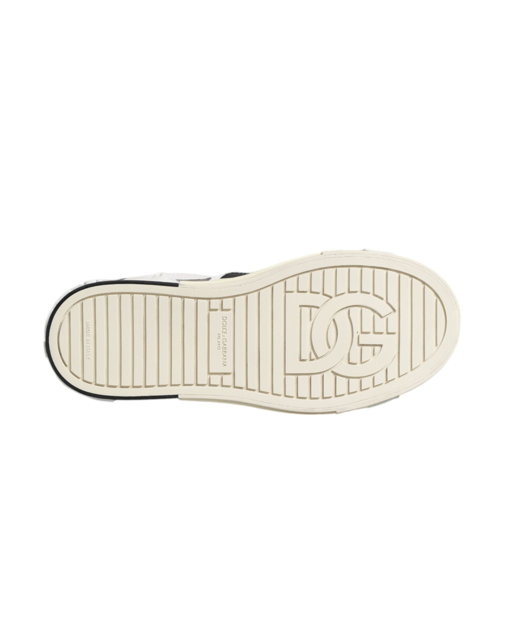 Dolce & Gabbana White Leather Custom 2zero Sneakers Shoes Glam Steals