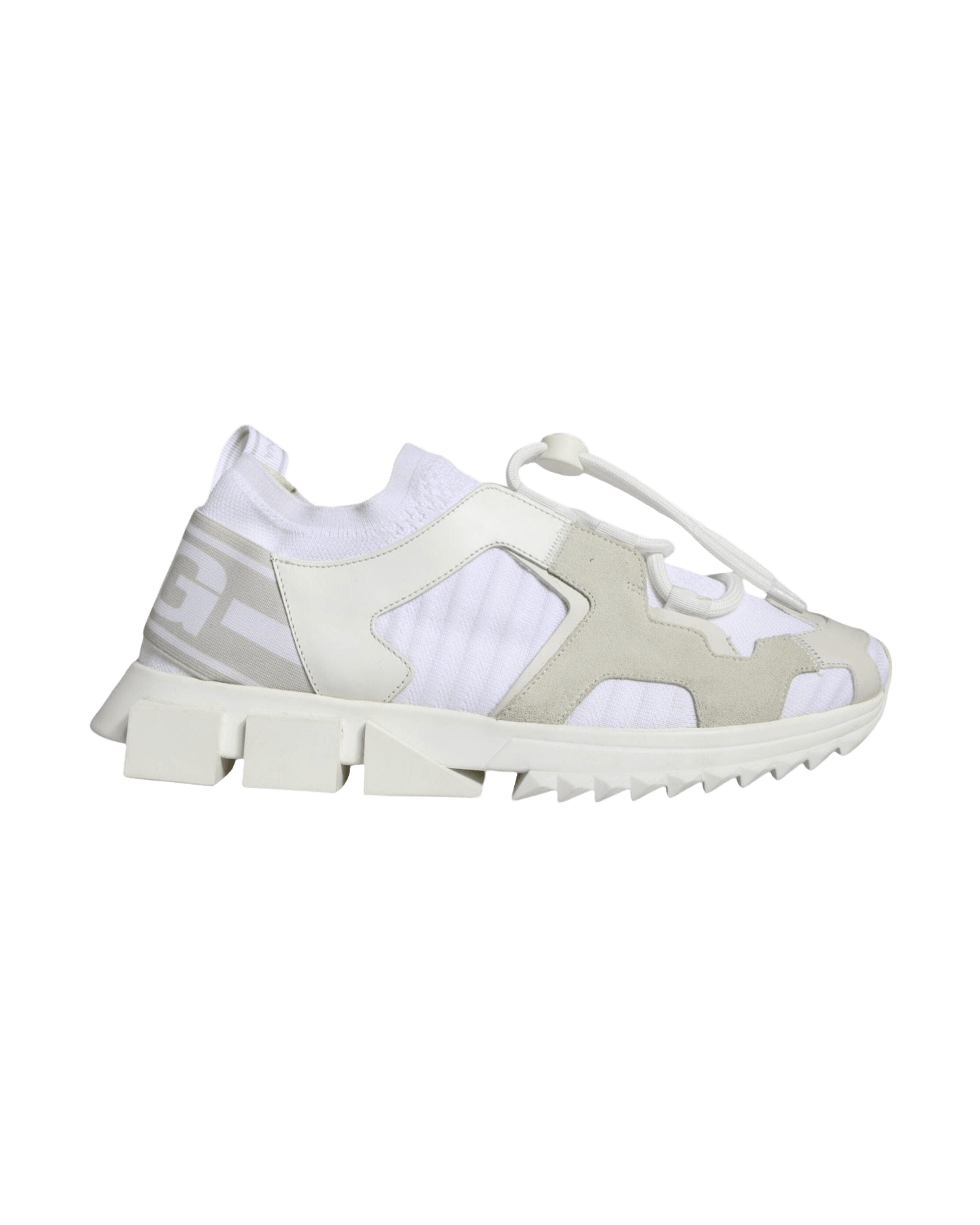 Dolce & Gabbana White Mesh Sorrento Trekking Sneakers Shoes Glam Steals