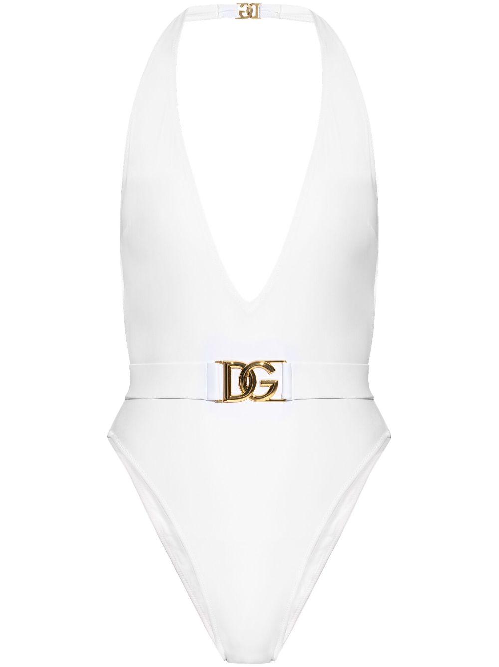 Dolce & Gabbana White One Piece Swimsuits Glam Steals