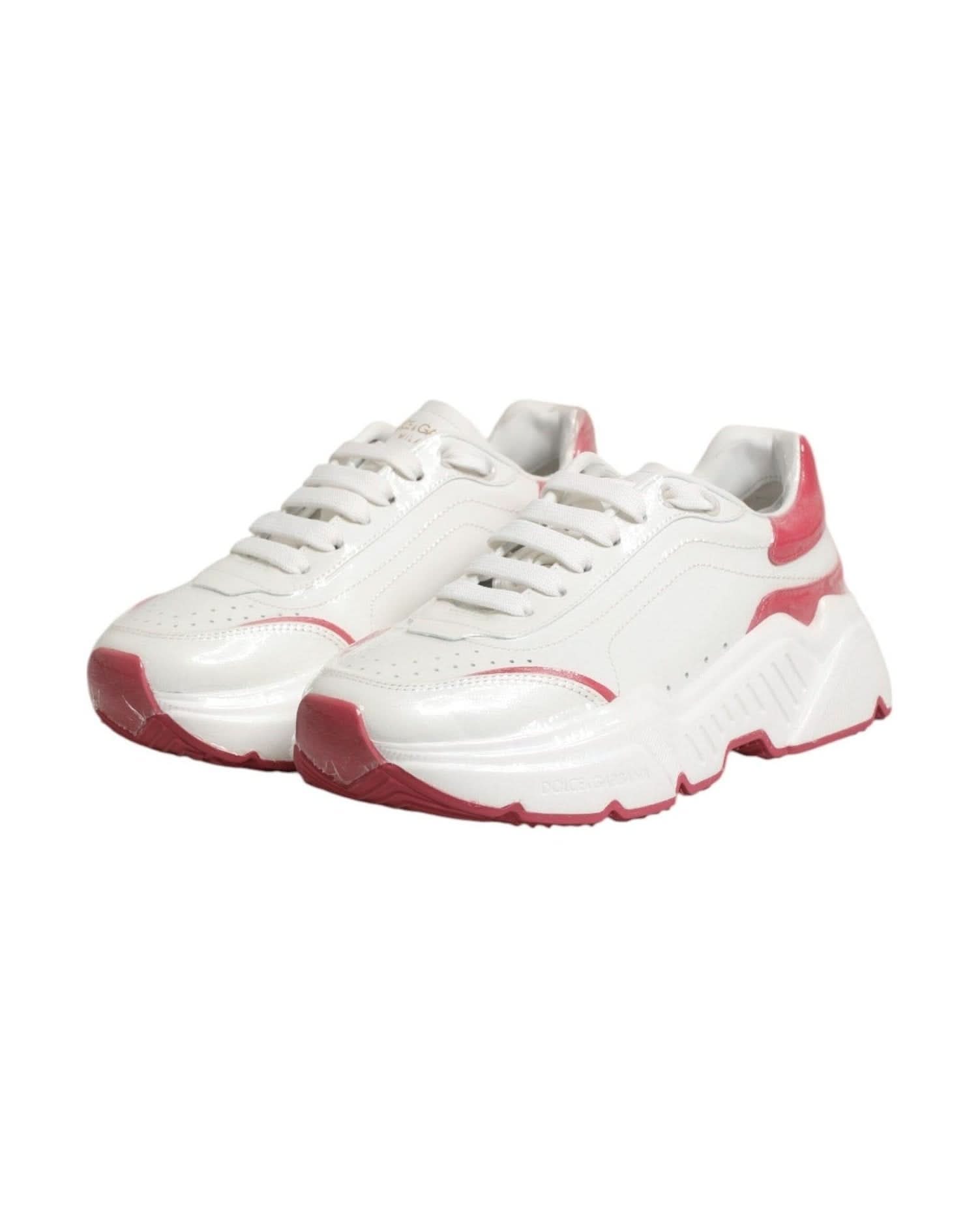 Dolce & Gabbana White Daymaster Low Top Sneakers Shoes Sneakers