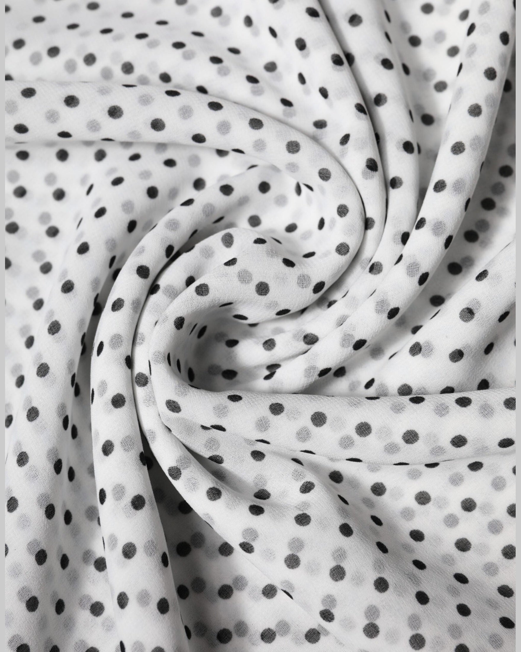 Dolce & Gabbana White Polyester Polka Dots Wrap Shawl Scarf Glam Steals