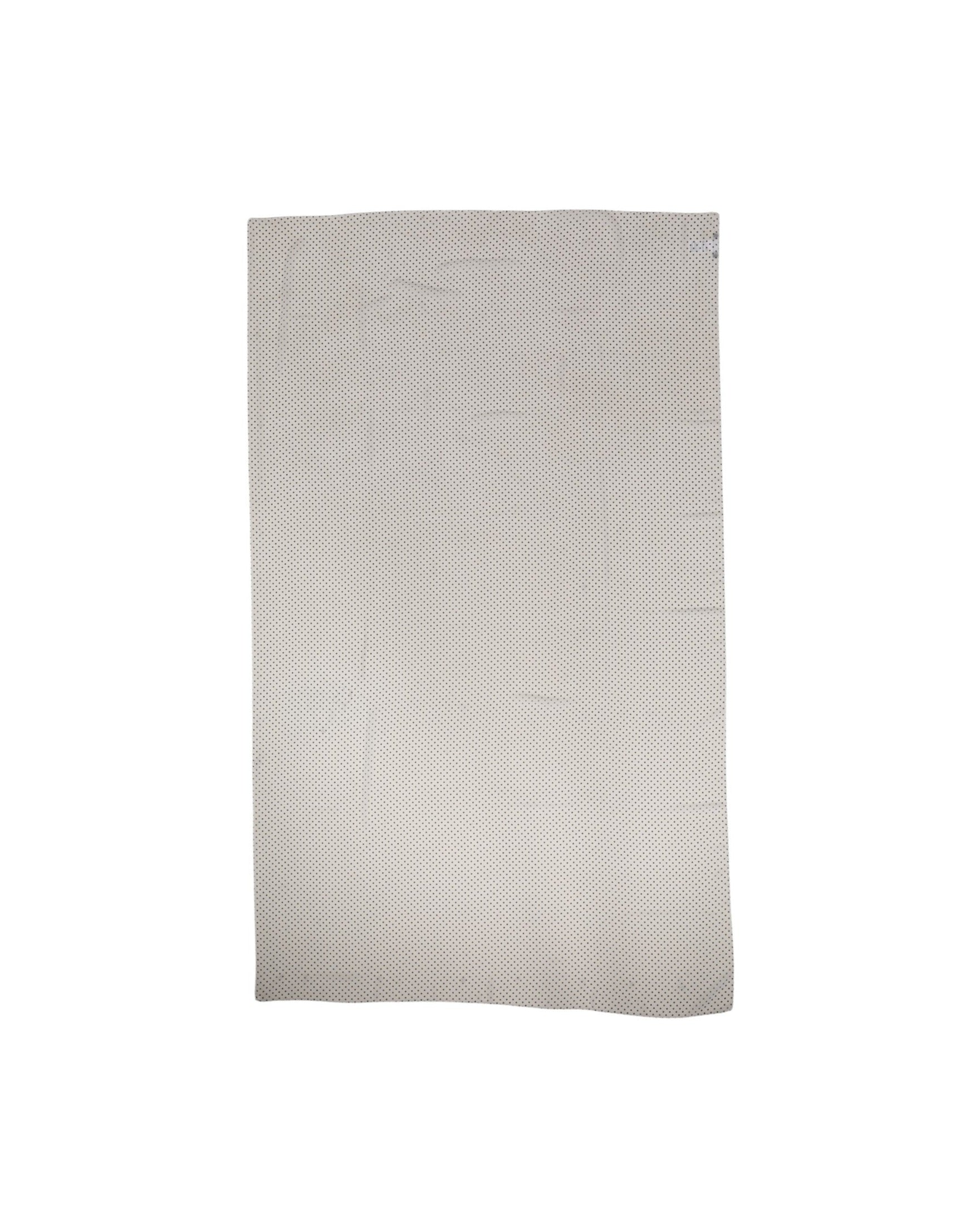 Dolce & Gabbana White Polyester Polka Dots Wrap Shawl Scarf Glam Steals