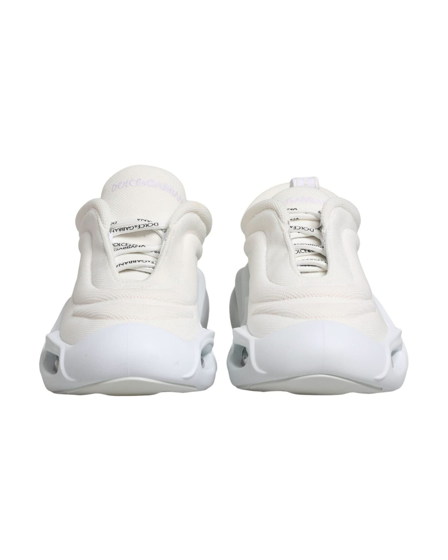 Dolce & Gabbana White Slip On Wave Low Top Sneakers Glam Steals