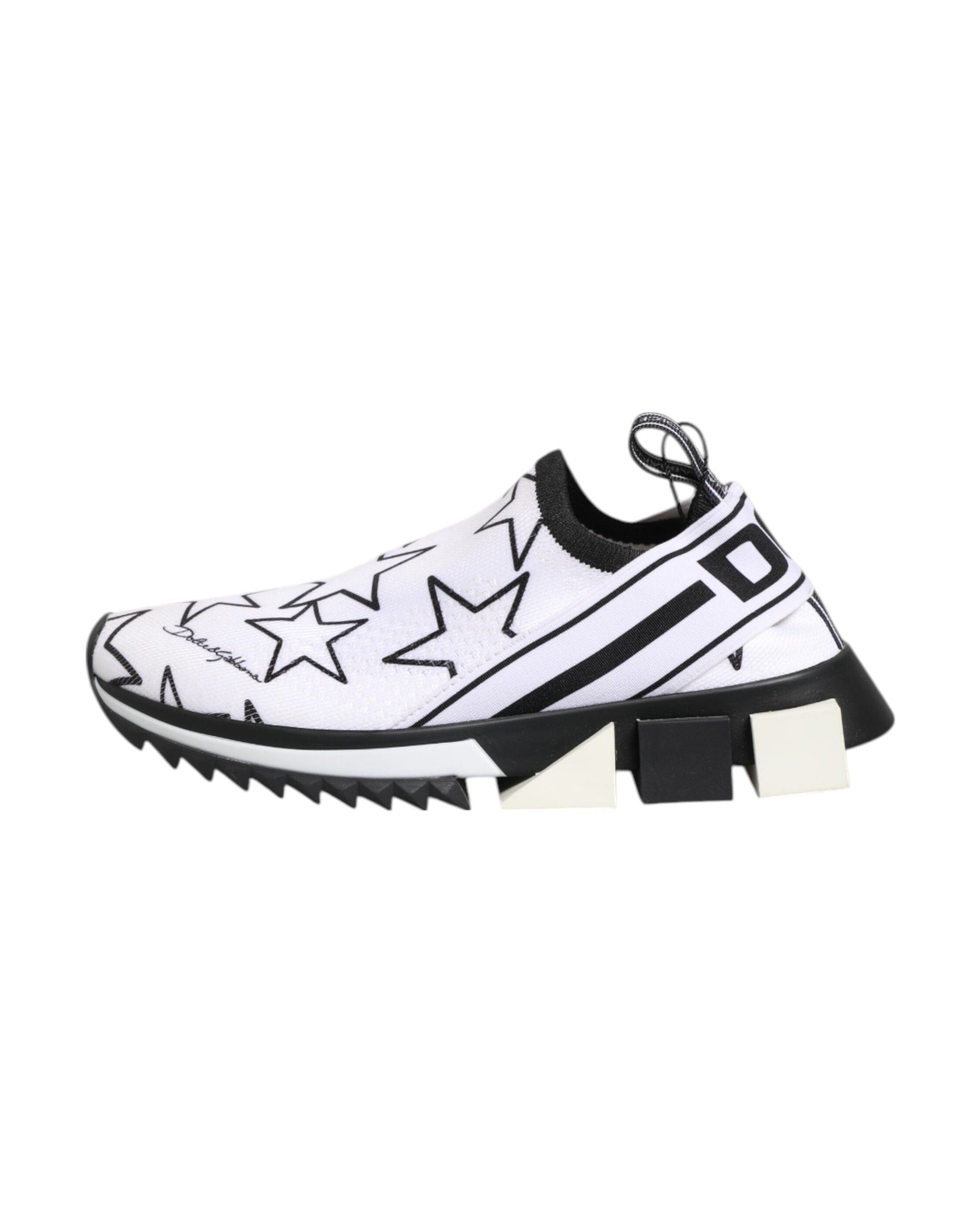 Dolce & Gabbana White Stars Sorrento Low Top Sneakers Shoes Glam Steals