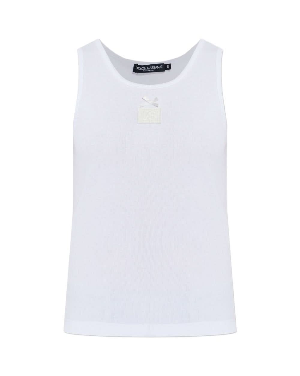 Dolce & Gabbana White Top Topwear