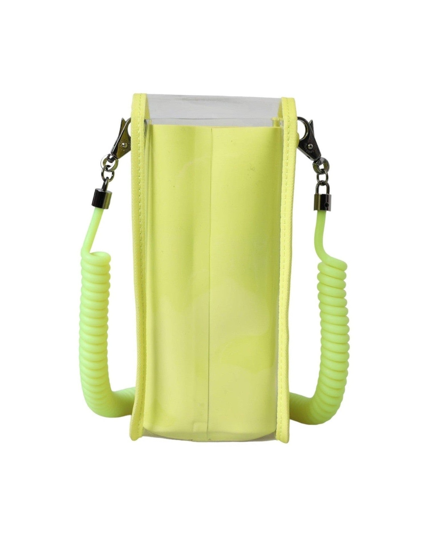 Dolce & Gabbana Plastic Dg Logo Neck Strap Cardholder Yellow Green Wallet Glam Steals