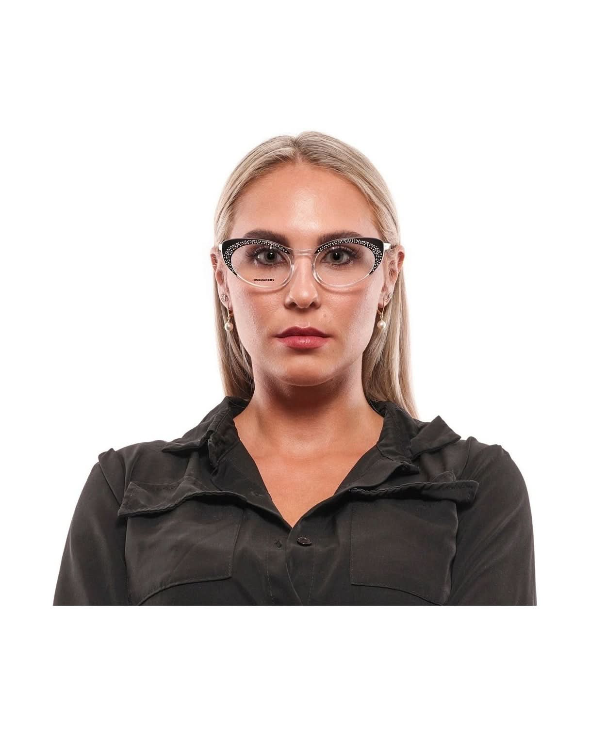 Dsquared² Chic Black Full-Rim Designer Eyewear Eyeglasses