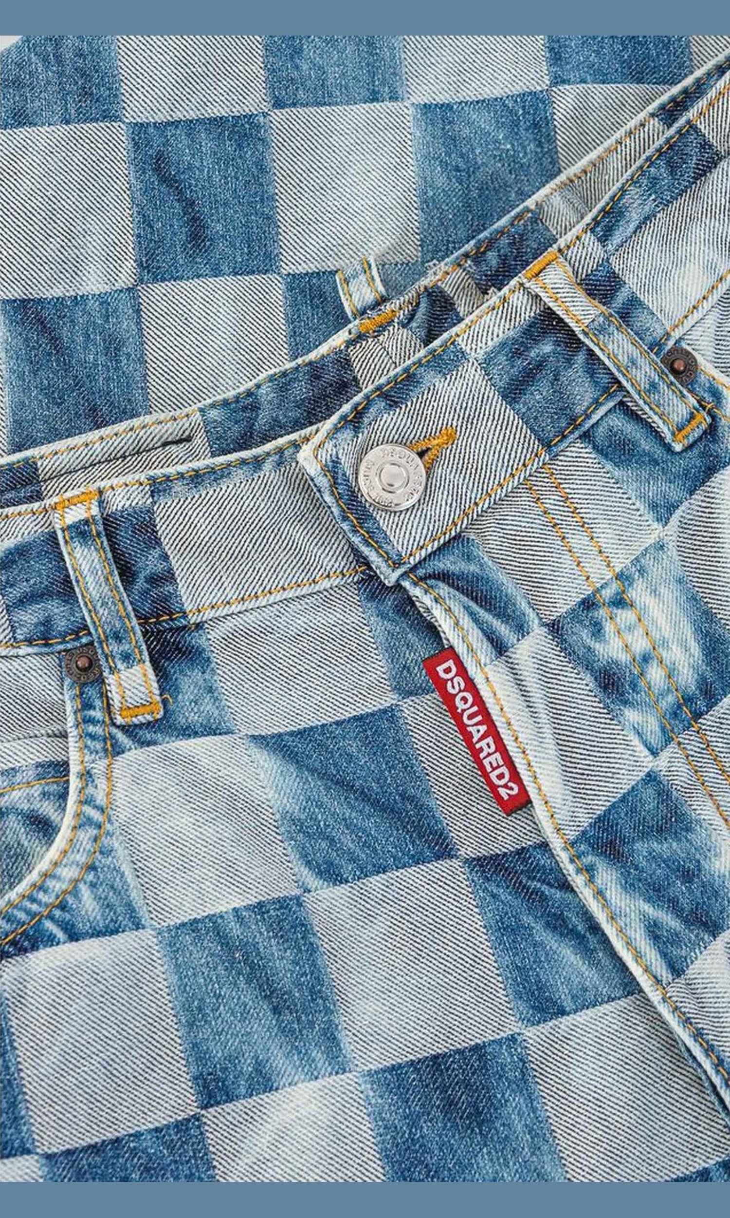 Dsquared² Cotton Jeans & Blue Pant Glam Steals