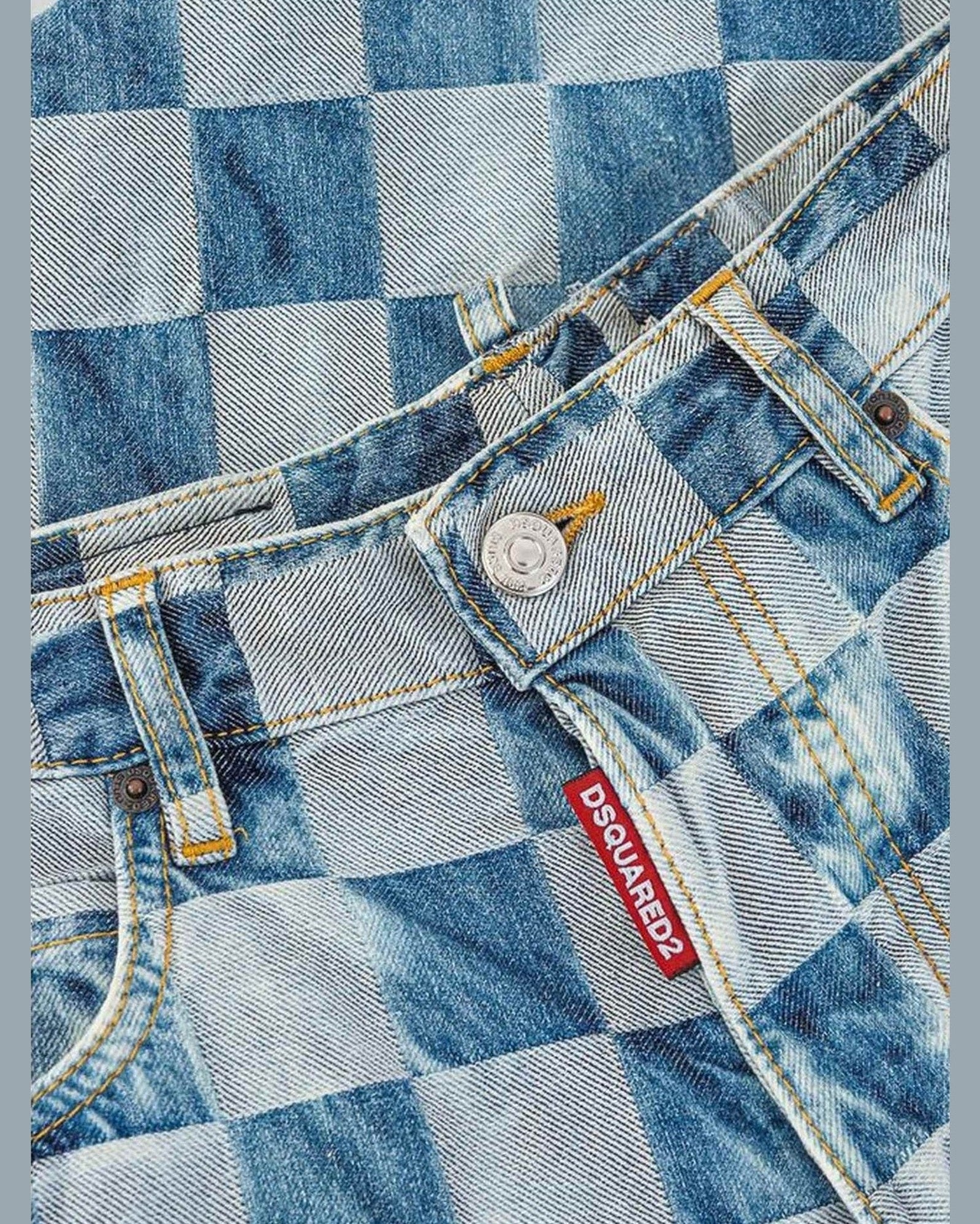 Dsquared² Cotton Jeans & Blue Pant Glam Steals