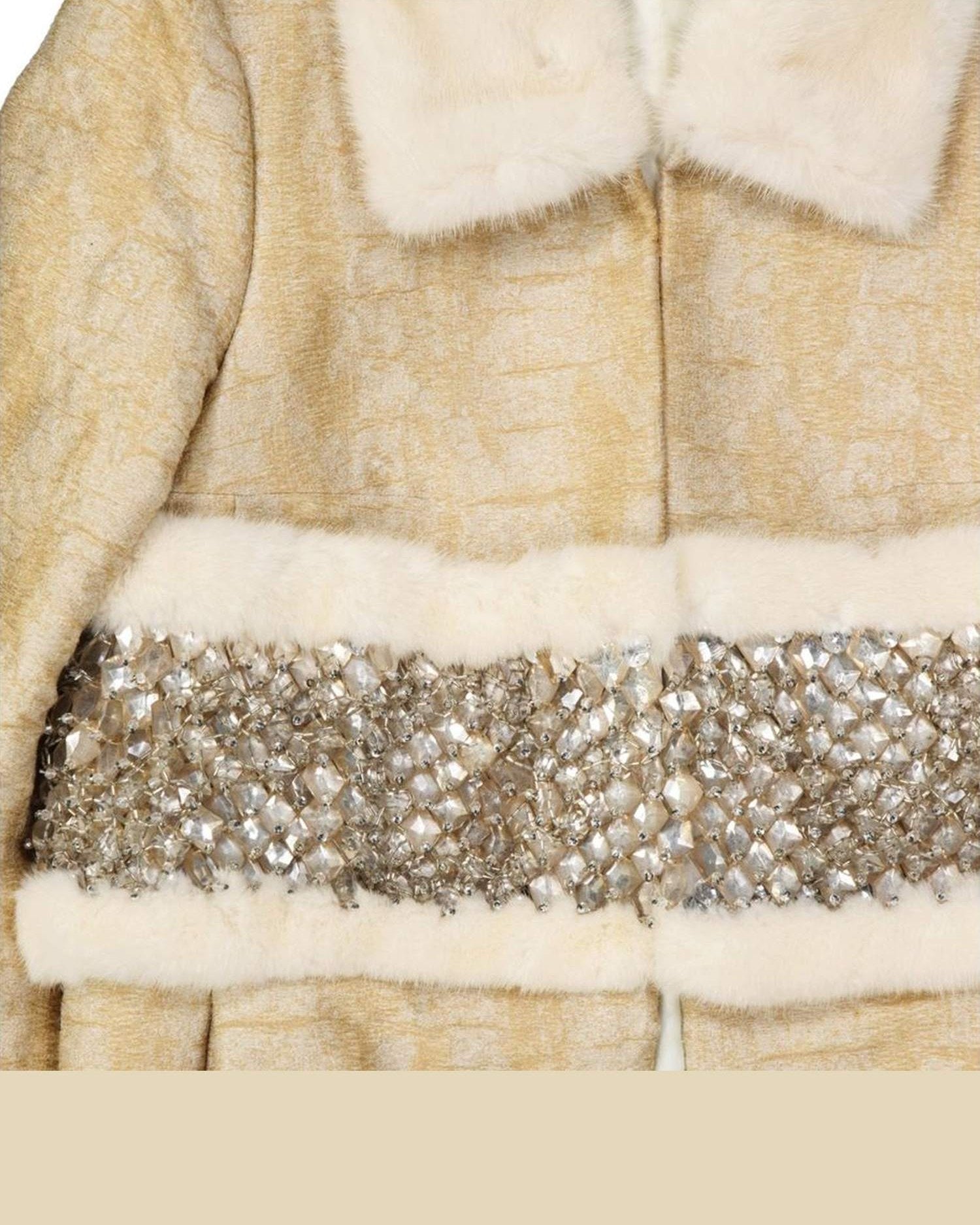 Dsquared² Crystal Embellished Coat Glam Steals
