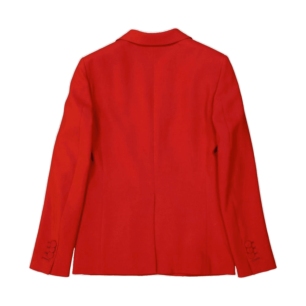 Dsquared² Red Viscose Coat Glam Steals