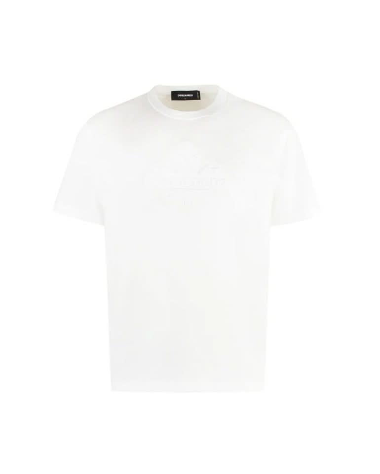 Dsquared² White Cotton T-Shirt T-Shirts