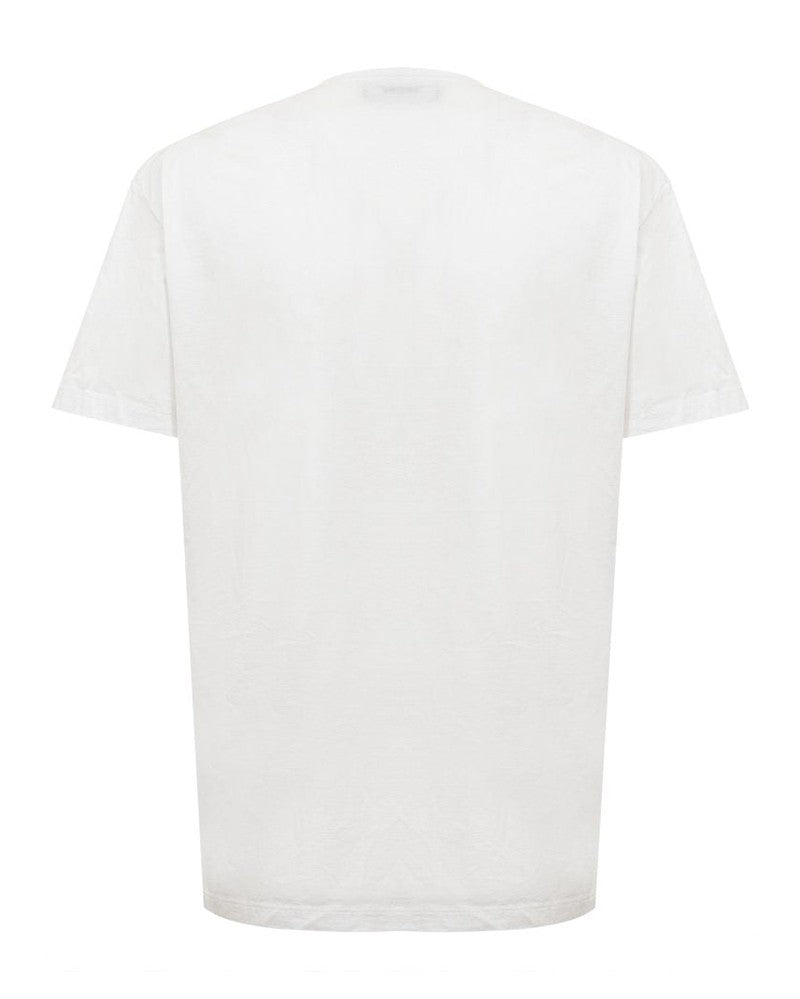 Dsquared² White Cotton T-shirt Glam Steals
