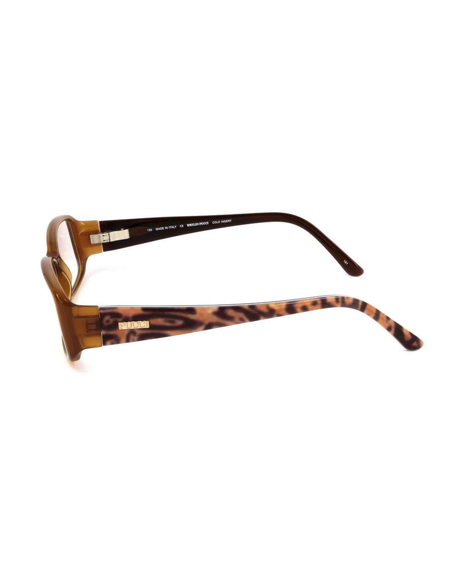 Emilio Pucci Plastic Brown Frame Glam Steals