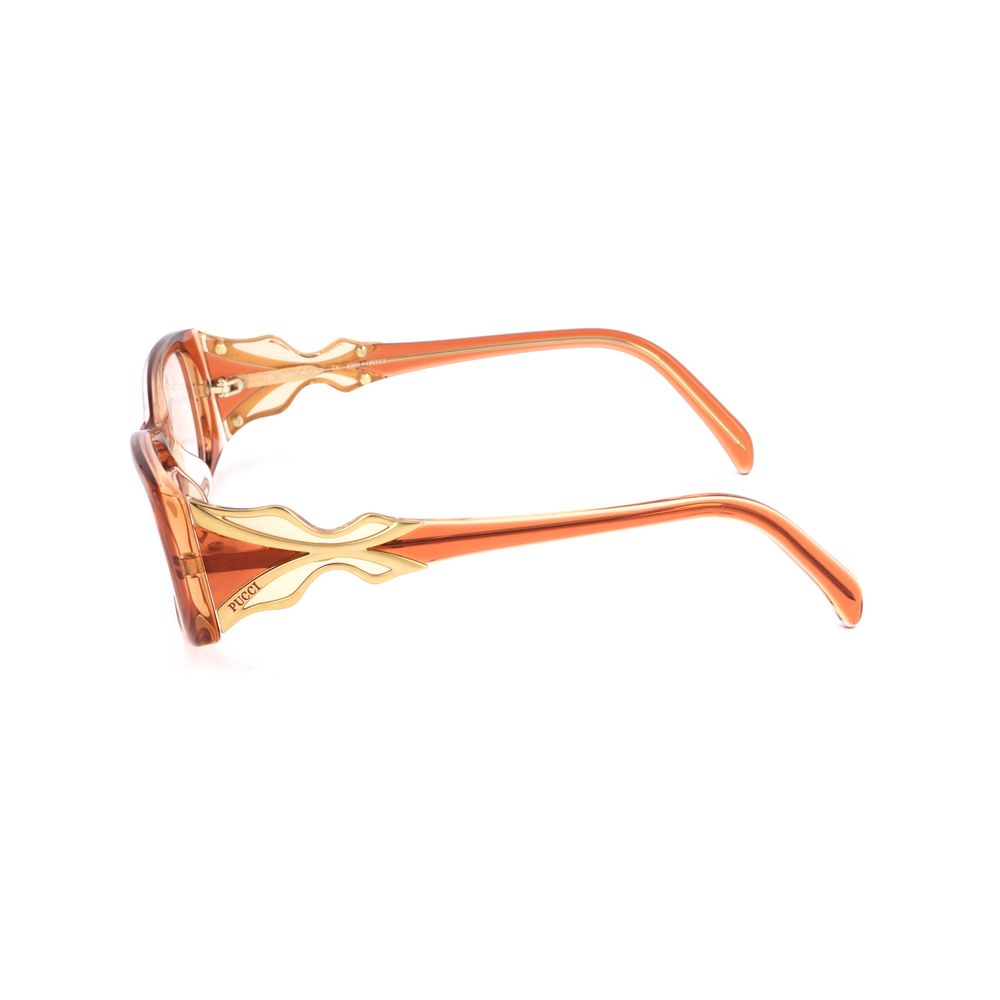 Emilio Pucci Plastic Orange Frame Glam Steals