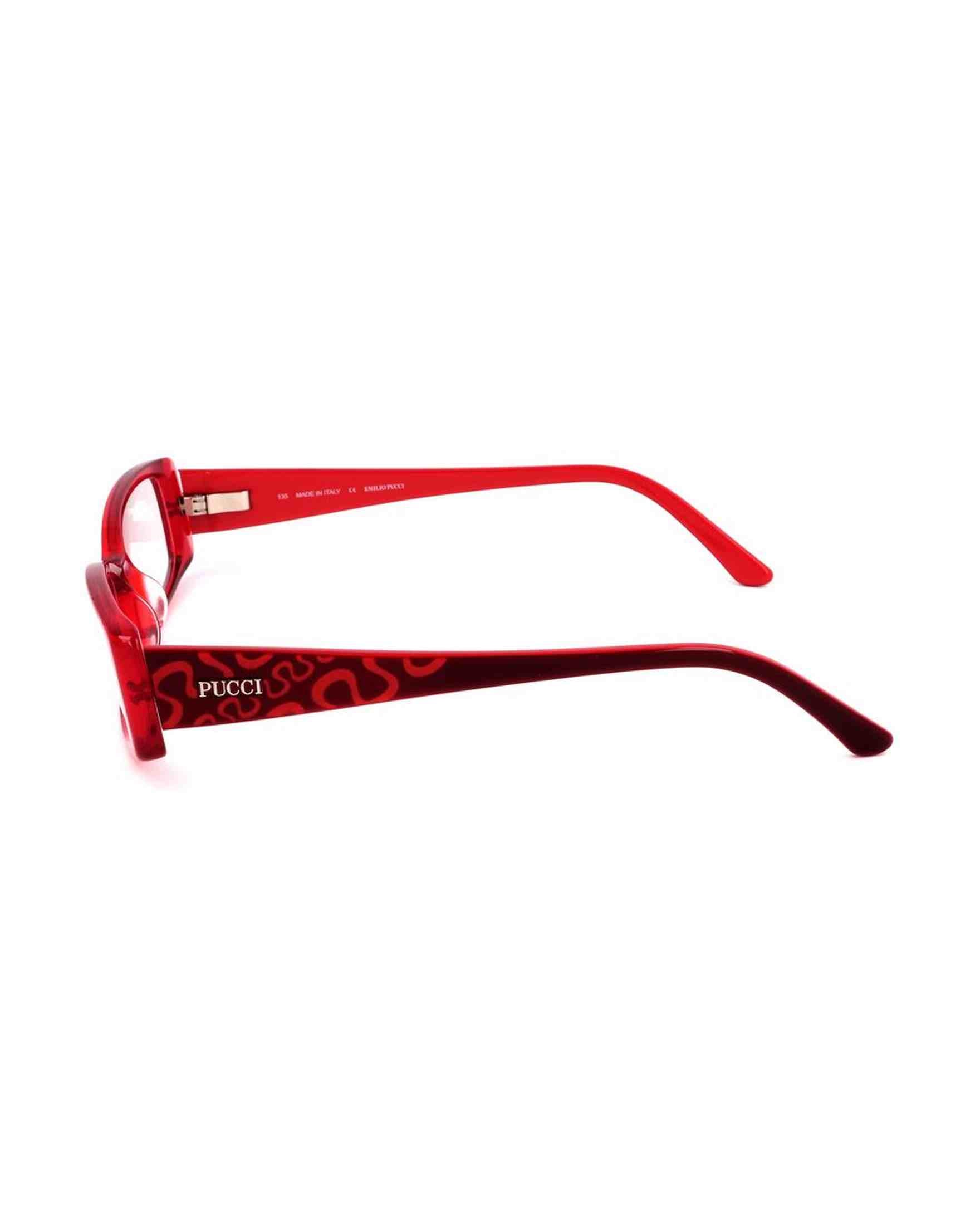 Emilio Pucci Plastic Red Frame Glam Steals