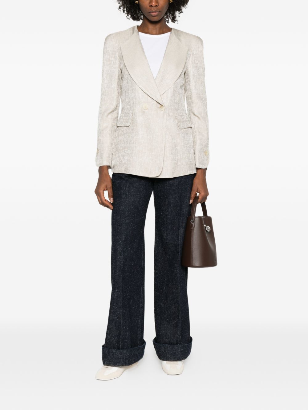 Emporio Armani Beige Capsule Pre Jacket Glam Steals