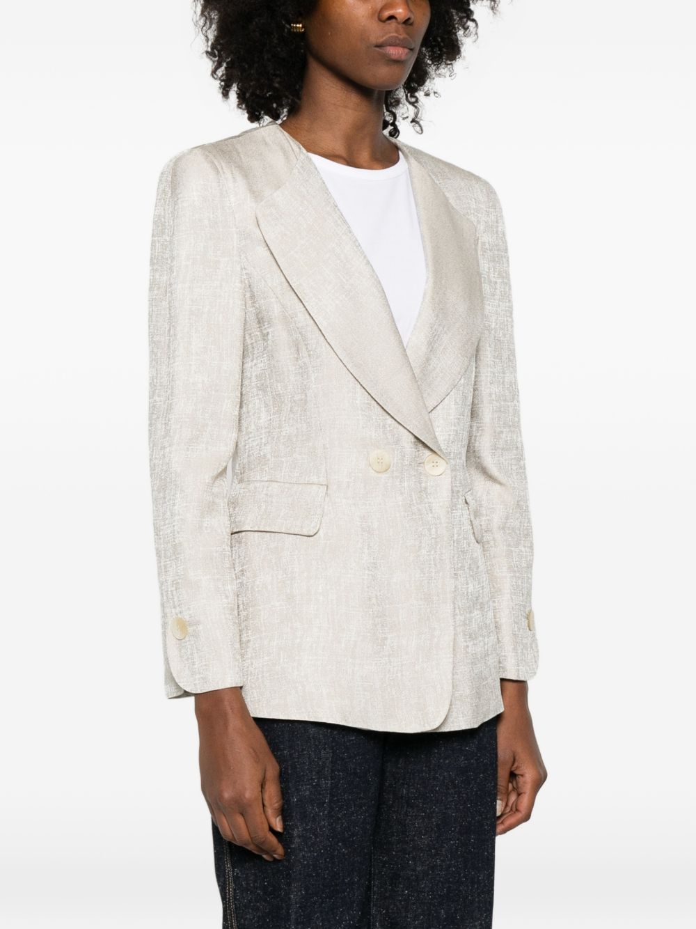 Emporio Armani Beige Capsule Pre Jacket Glam Steals