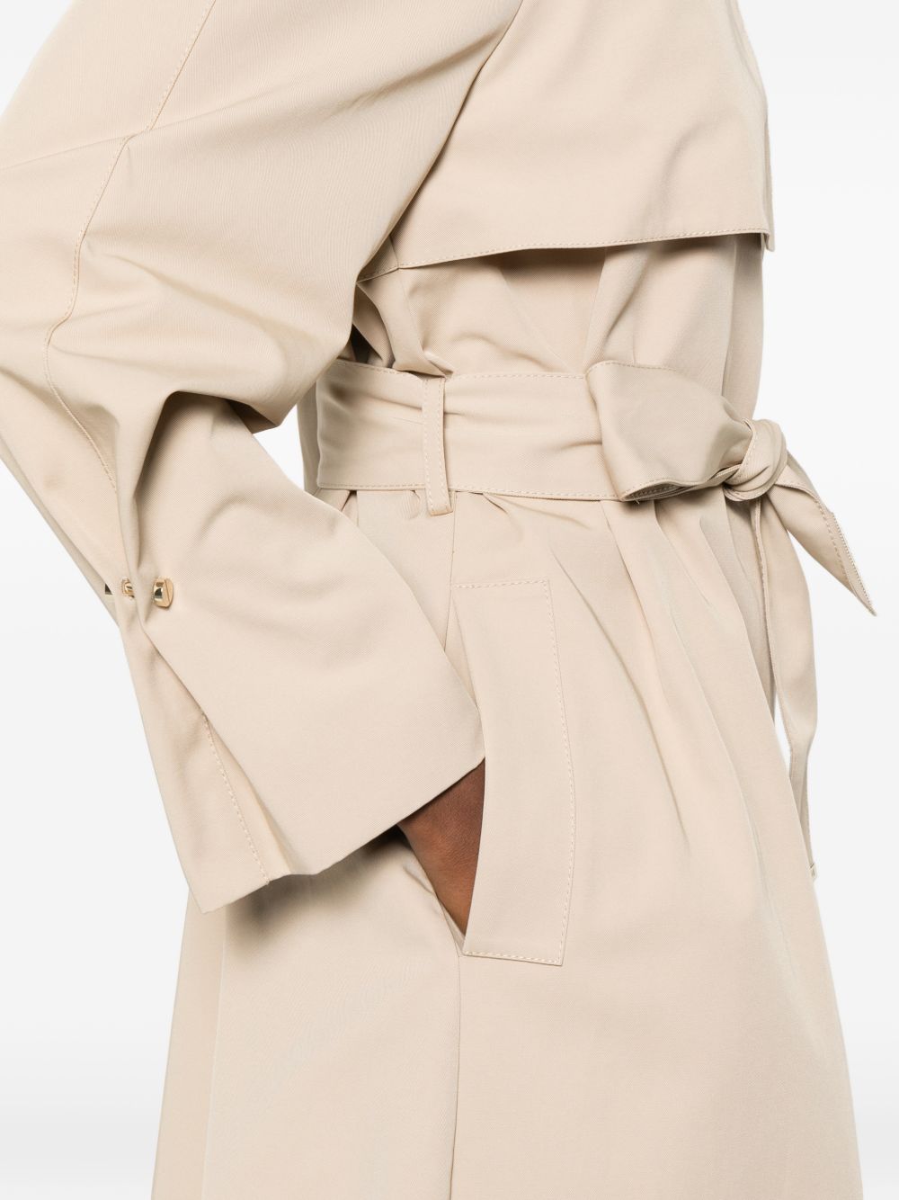 Emporio Armani Beige Coat Glam Steals