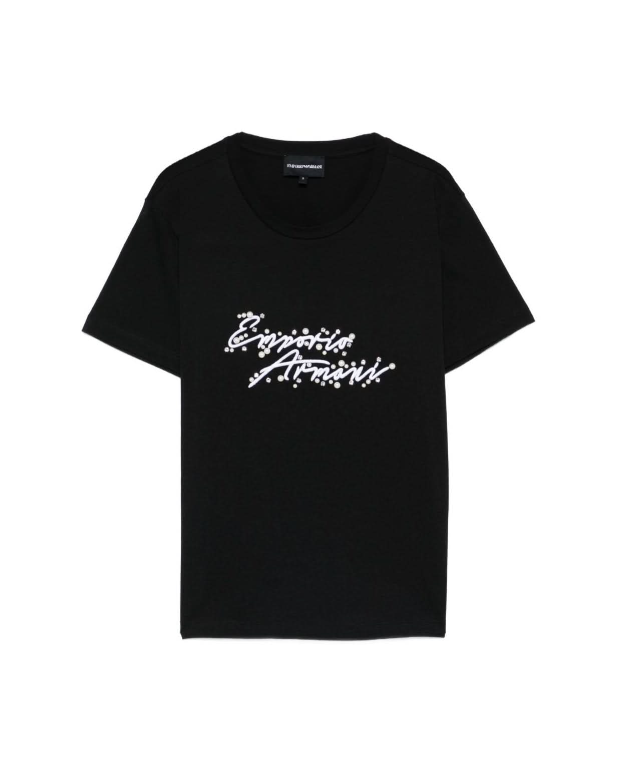 Emporio Armani Black Polo T-shirt T-Shirts