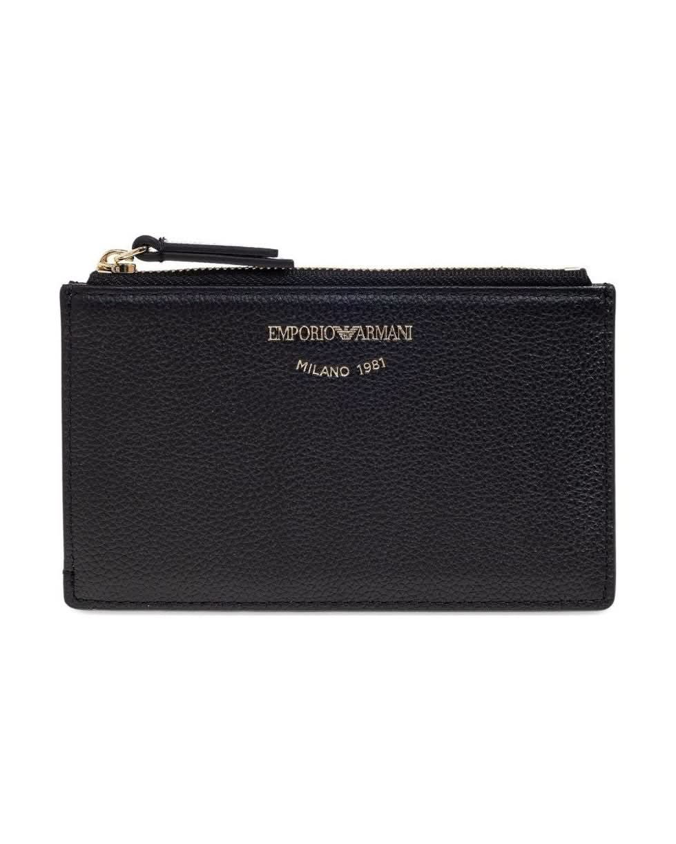 Emporio Armani Black Wallets Wallets